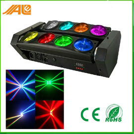 8pcs 10w Rgbw 4 in 1 leidde Spinstraal die Hoofdlichten voor Disco bewegen