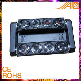 8pcs 10w Rgbw 4 in 1 leidde Spinstraal die Hoofdlichten voor Disco bewegen