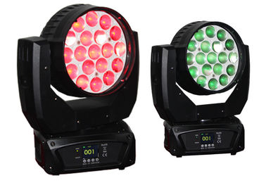 540°Pan 270°Neiging 19pcs 12W RGBW 4in1 LED Bewegend hoofdlicht Zoom Was Bewegend hoofdlicht