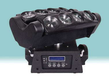 8 ogen 10w Rgbw 4 in 1 LEIDEN Bewegend Hoofdlicht 14/18/42 CH Dmx 512