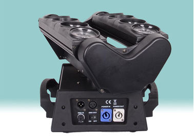 8 ogen 10w Rgbw 4 in 1 LEIDEN Bewegend Hoofdlicht 14/18/42 CH Dmx 512