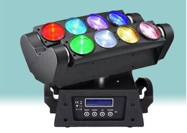 8 ogen 10w Rgbw 4 in 1 LEIDEN Bewegend Hoofdlicht 14/18/42 CH Dmx 512