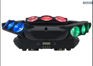 De Spinstraal die van DMX512 100w Hoofdverlichting 9 Hoofdenlichten AC 110-240V 50-60HZ bewegen