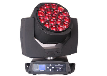Het bijenoog leidde Bewegende Hoofdgezoemgebeurtenis Lichte 19pcs 12w Rgbw 4 in1