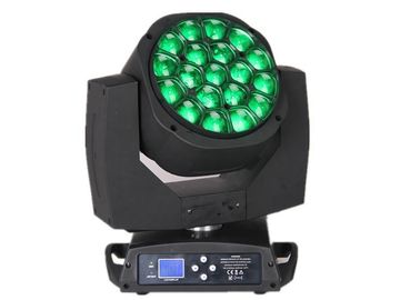 Het bijenoog leidde Bewegende Hoofdgezoemgebeurtenis Lichte 19pcs 12w Rgbw 4 in1