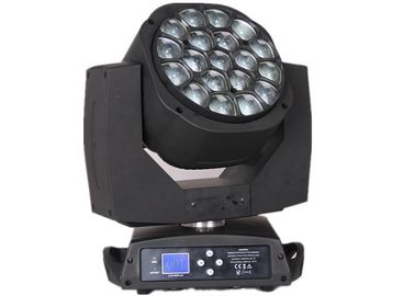 Het bijenoog leidde Bewegende Hoofdgezoemgebeurtenis Lichte 19pcs 12w Rgbw 4 in1