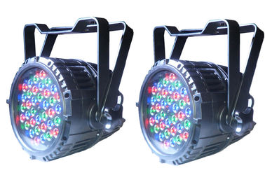 Hoge Lumen Openlucht LEIDEN Pari 36 Blikken van het de Verlichtings Waterdichte Pari van x 3w RGB voor Overlegpartij toont Parilichten
