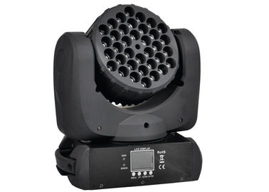 Correcte Controle LEIDEN Bewegend Hoofdlicht, RGBW-Straalwas Geleide Lichten 36 X 3 W
