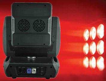 Mini het LEIDENE van de manierclub Bewegen zich Hoofd Lichte 9pcs die 10w Rgbw DJ Hoofdlamp bewegen