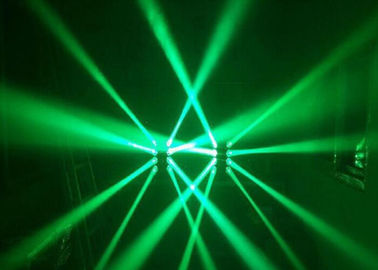 De Verlichting die van DJ van de discopartij de Hoofd LEIDENE van Cree van Spinlichten Multikleur van 8x10W RGBW beweegt
