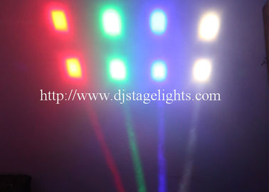 van de 8 x 10 w-LEIDENE Bewegende Hoofd de Partijverlichting Stadium Lichte 80 W RGBW Spin