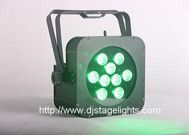 2018 Stadium Licht 9pcs 10w/15w 4in1/5in1 vlak dmxwireless geleid pari op batterijen