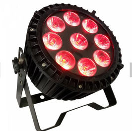 Van de Openlucht LEIDENE van DMX512 RGBWA 9pcs * 12w de Hoge Helderheid Pariwas
