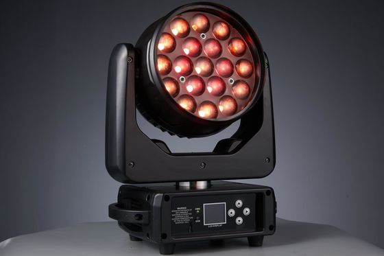 19LEDs Zoom LED Bewegende koplamp voor nachtclub Concert muziekfeest