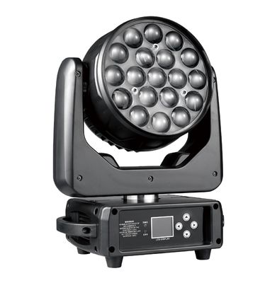 19LEDs Zoom LED Bewegende koplamp voor nachtclub Concert muziekfeest