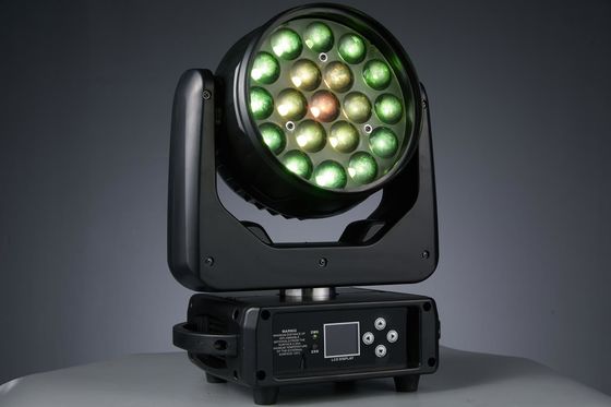 19LEDs Zoom LED Bewegende koplamp voor nachtclub Concert muziekfeest