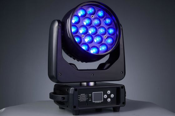 19LEDs Zoom LED Bewegende koplamp voor nachtclub Concert muziekfeest