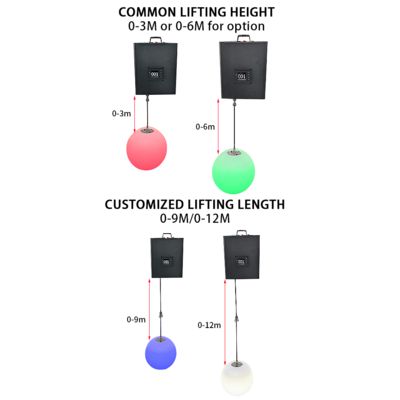 2m DMX kinetische lichten opheffende bal Kinetische LED-ballicht LED-opheffende ballicht