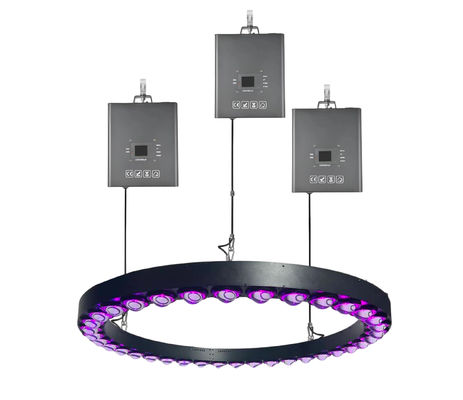 3m DMX Windel LED Kinetische Bal Driehoek buis opheffen opan bal