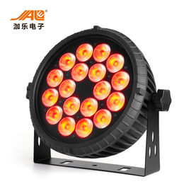 18x18w RGBWA UV 6 in 1 van de LEIDENE Vlakke Controle Pari Lichte Hoge Helderheid DMX