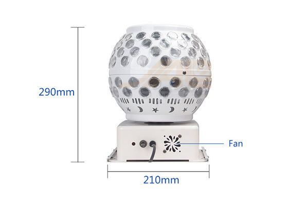 RGB 3 IN 1 50W-Lichten Crystal Magic Ball van het LEIDENE Effect Discostadium