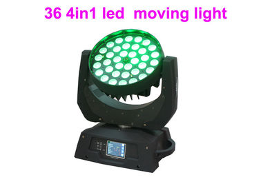 LEIDEN van DMX RGBW 36 x 10w Bewegend Hoofdlicht voor Overleg/de Verlichting van het Theaterstadium