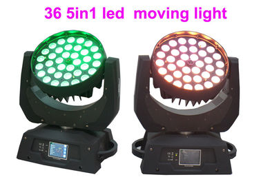 LEIDEN van DMX RGBW 36 x 10w Bewegend Hoofdlicht voor Overleg/de Verlichting van het Theaterstadium