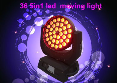 LEIDEN van DMX RGBW 36 x 10w Bewegend Hoofdlicht voor Overleg/de Verlichting van het Theaterstadium
