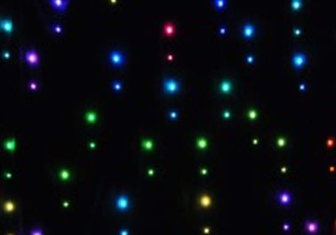 Van het in het groot LEIDENE de Doekverlichting Stergordijn RGB voor Huwelijk of Gebeurtenisstadiumdecoratie