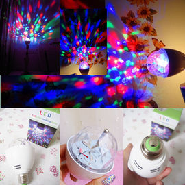 Stem die 3W-van het de Lichten RGB Kristal van het Discostadium Magische Roterende Bal controleren