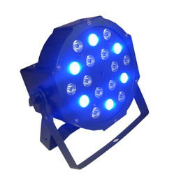 18 x 3w RGB Geleid Vlak Pari Licht/Geleid Pari 64 de Binnenlichten 7CH DMX van Stadiumdj