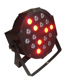 18 x 3w RGB Geleid Vlak Pari Licht/Geleid Pari 64 de Binnenlichten 7CH DMX van Stadiumdj