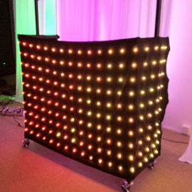 1 x 2m Rgb 3in1 Kleurrijke LEIDEN Videogordijn, Professionele Decoratie LEIDEN Licht Gordijn