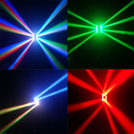 Van de de Ogenspin van DMX512 RGBW 4in1 8 de Straal LEIDEN Bewegend Hoofd Licht/Roterend Stadiumlicht