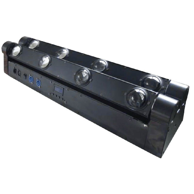 De dubbele Rij 8pcs 10w leidde Sharpy-Straal Bewegend Hoofd met Rgbw 4 in 1