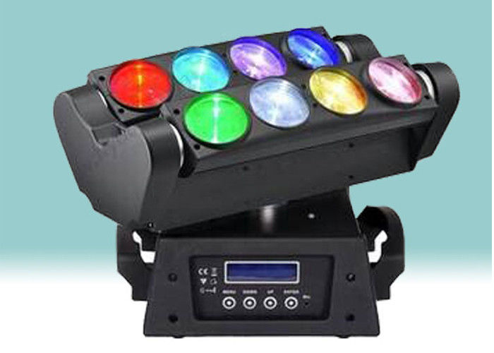 8 ogen 10w Rgbw 4 in 1 LEIDEN Bewegend Hoofdlicht 14/18/42 CH Dmx 512