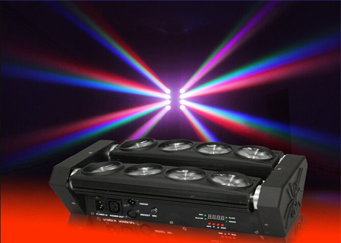 10 watts 8 PCs-Spin Bewegend Hoofd leidden Lichte/Bewegende Spin/Straal die Hoofdlicht bewegen