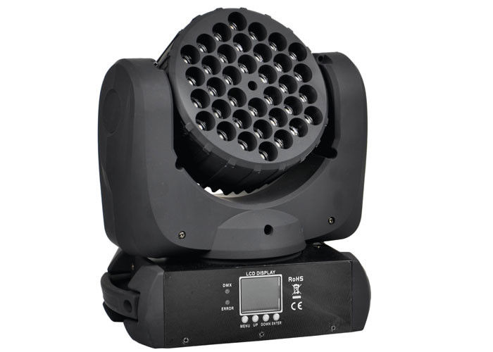 Correcte Controle LEIDEN Bewegend Hoofdlicht, RGBW-Straalwas Geleide Lichten 36 X 3 W