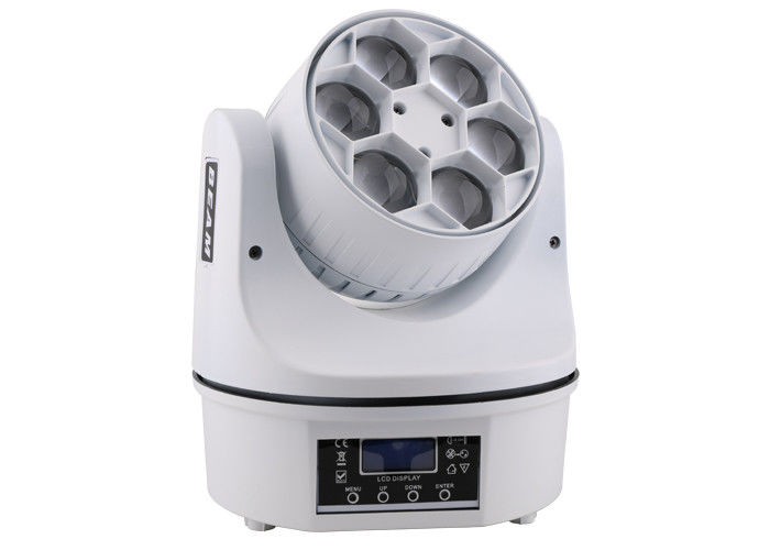 6 van de de Bijen Bewegende Hoofd Geleide Disco van X15w Rgbw Lichte Hoge Helderheid 110 - 240v Correcte Actived