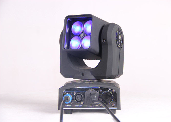 4 PCs 25 LEIDEN van w RGBW Bewegend Hoofdlicht met Stralingshoek 5-40° voor DJ, Disco