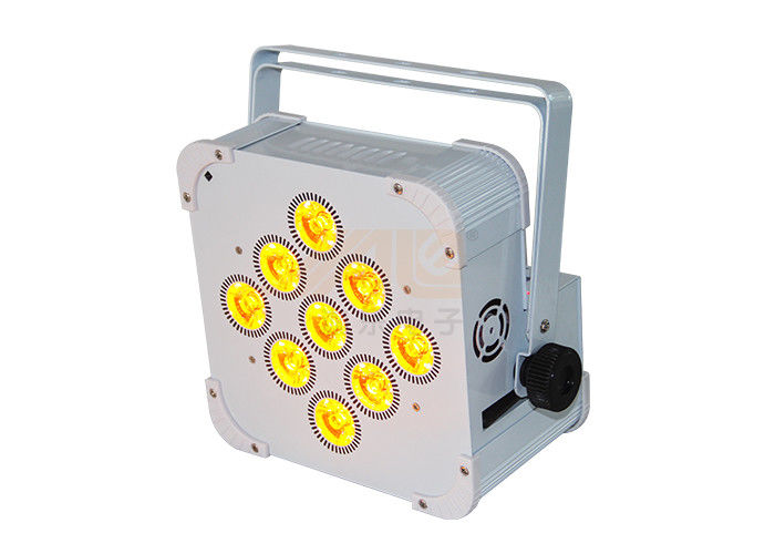 9*6w draadloos DMX-van de tri-Kleurenleds van de Pari Licht Hoog Helderheid de Batterijlicht