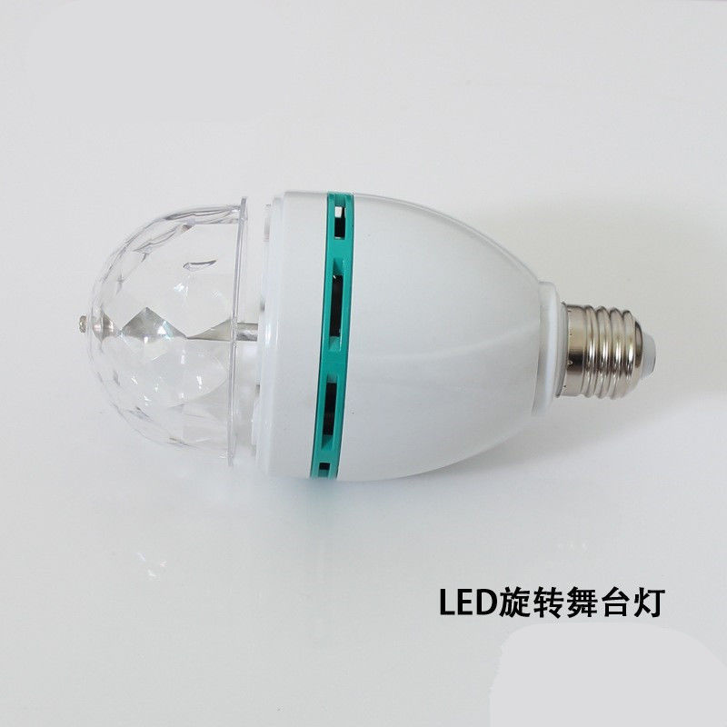 Stem die 3W-van het de Lichten RGB Kristal van het Discostadium Magische Roterende Bal controleren