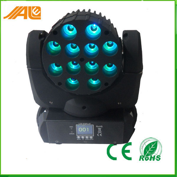 12 x 10w Rgbw 4in1 DJ Stadium die Hoofdwas Geleide Hoge Helderheid bewegen